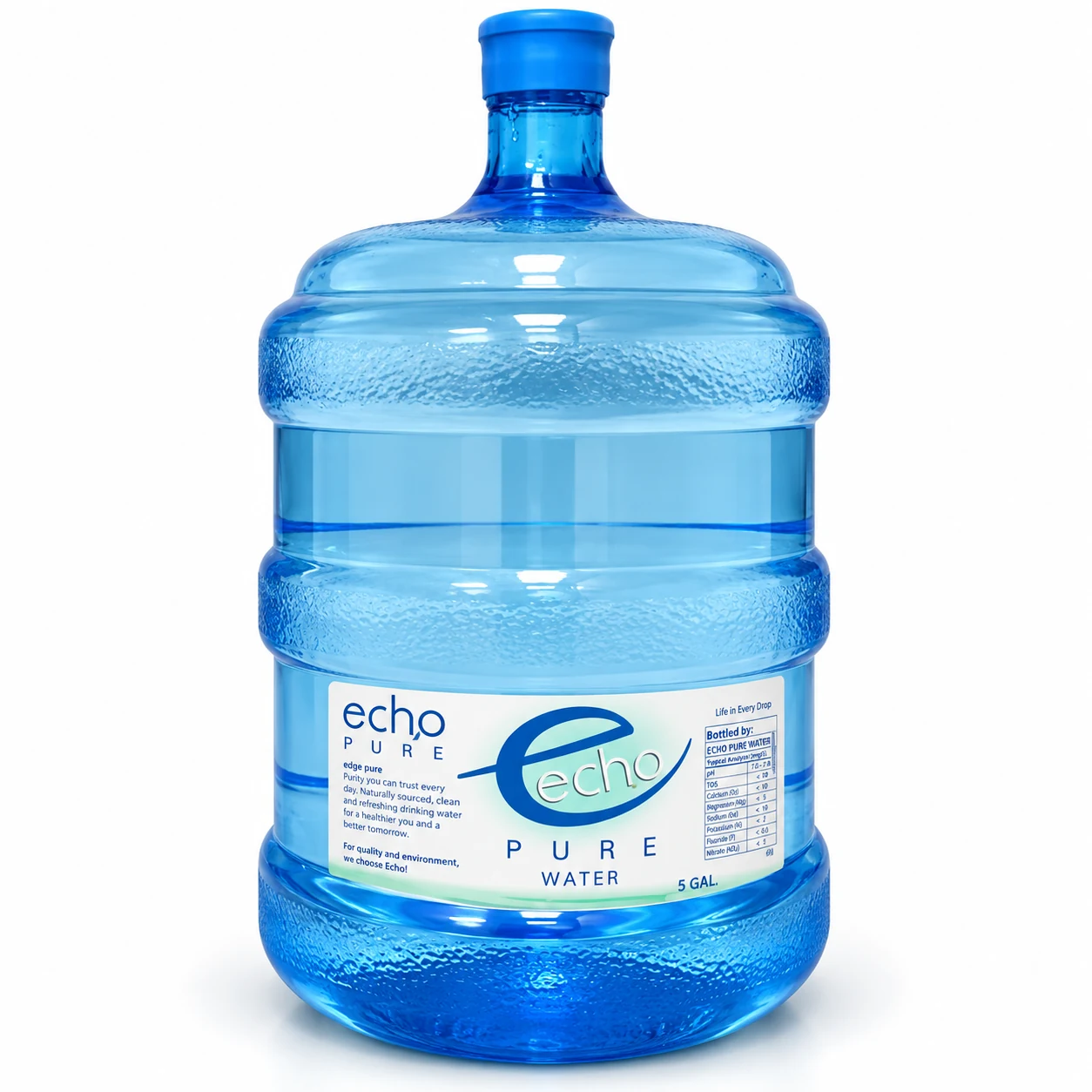Echo Pure 5-gallon water