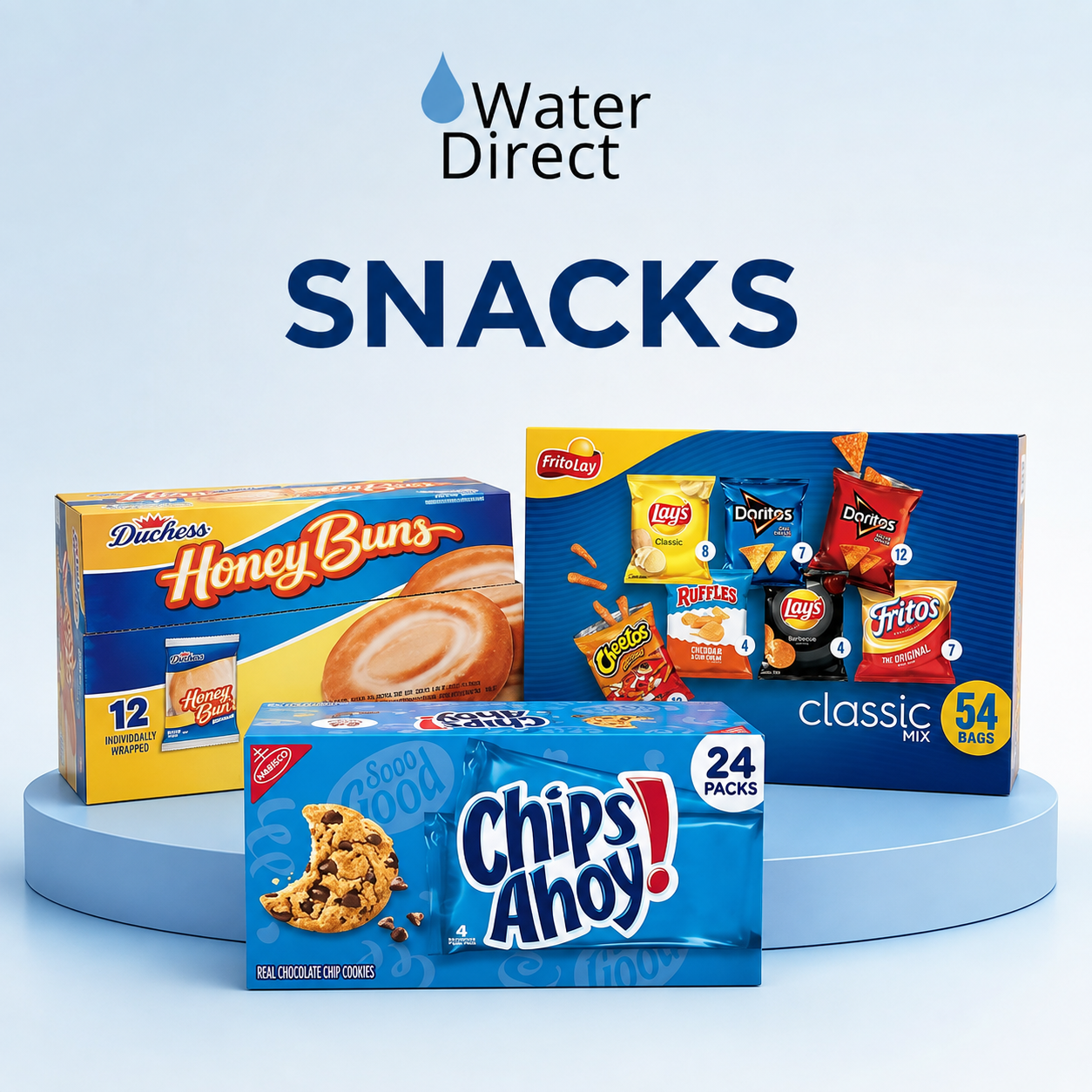 Water Direct snacks category